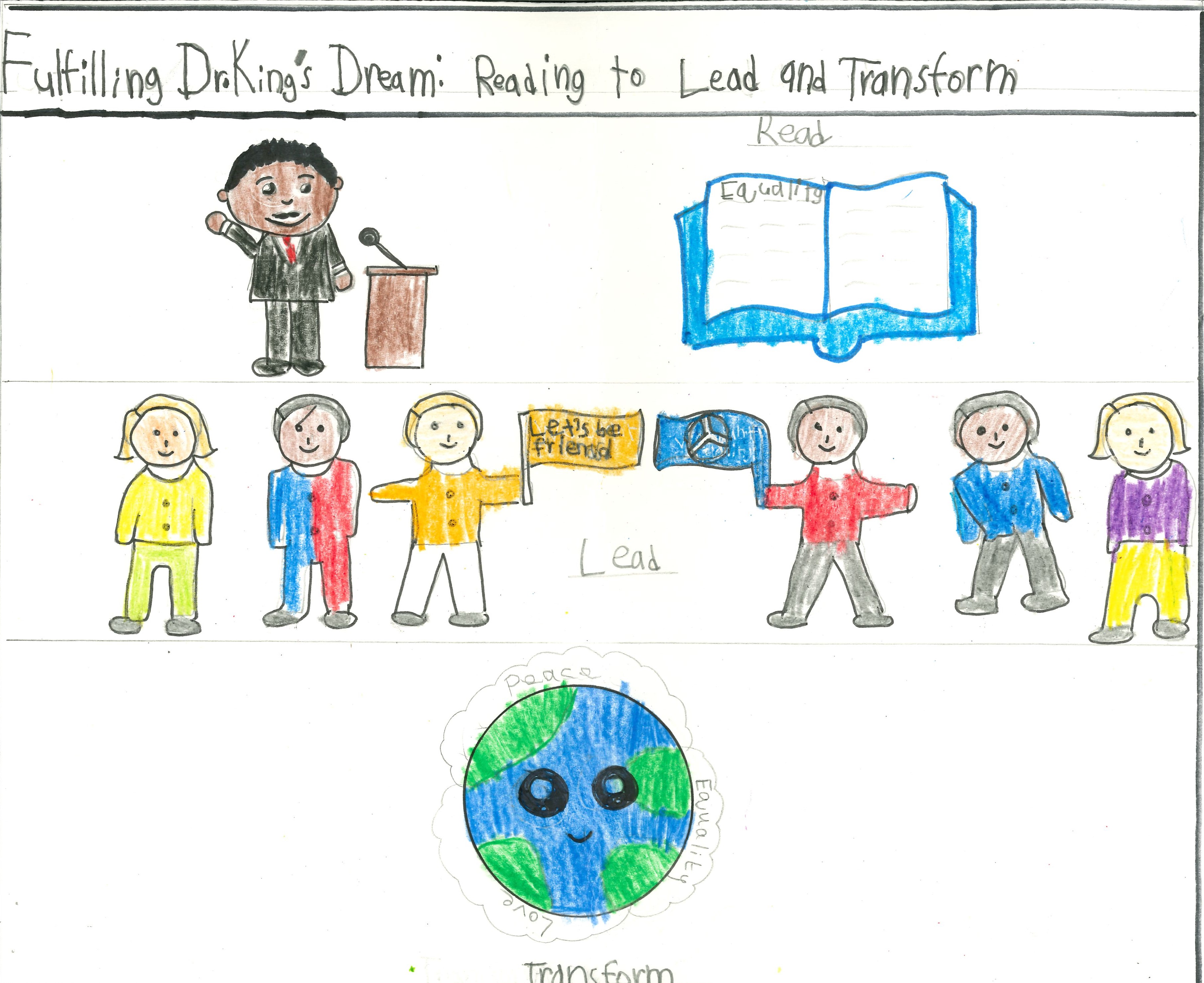 MLK contest poster winner 2023