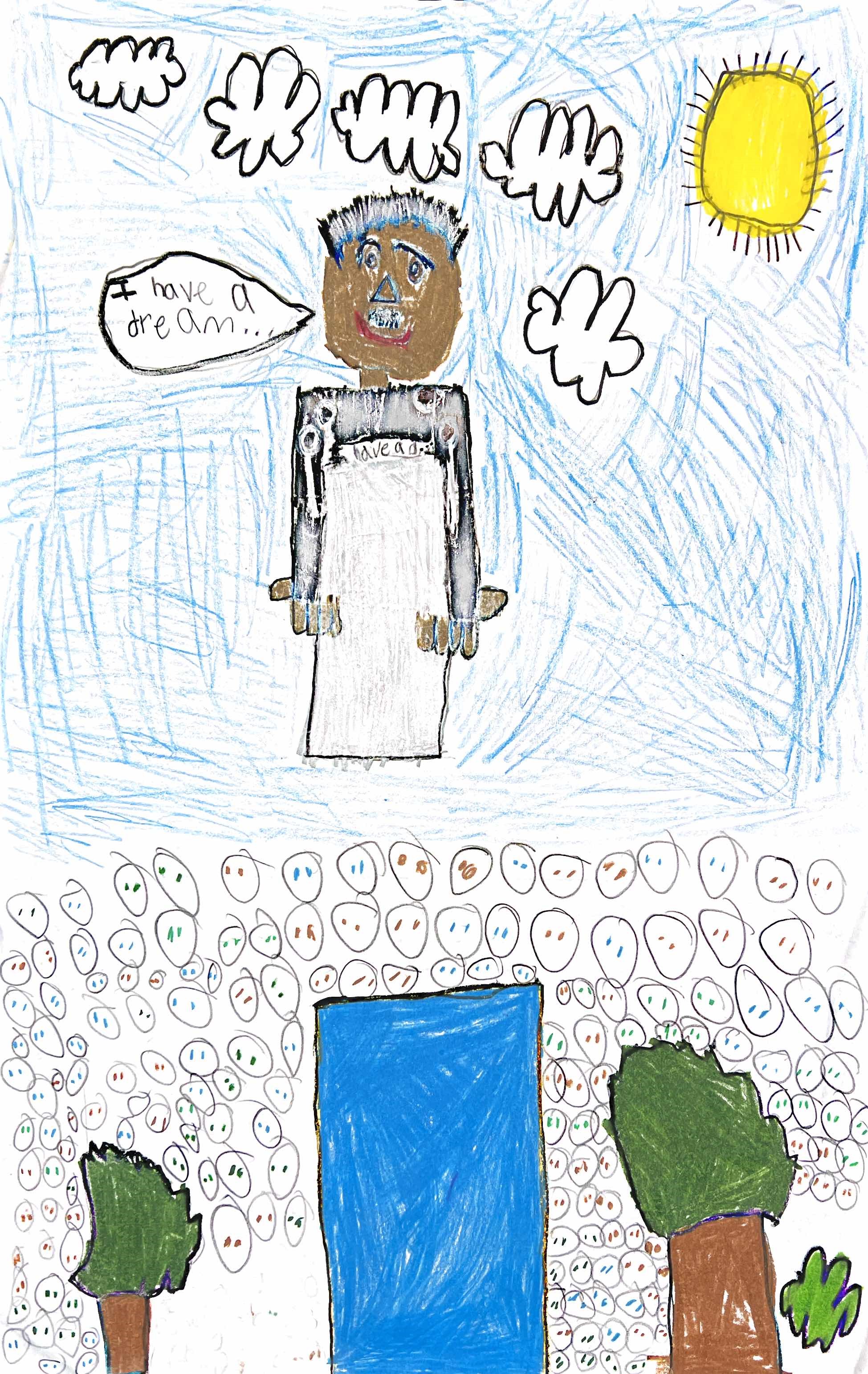 MLK contest poster winner 2022