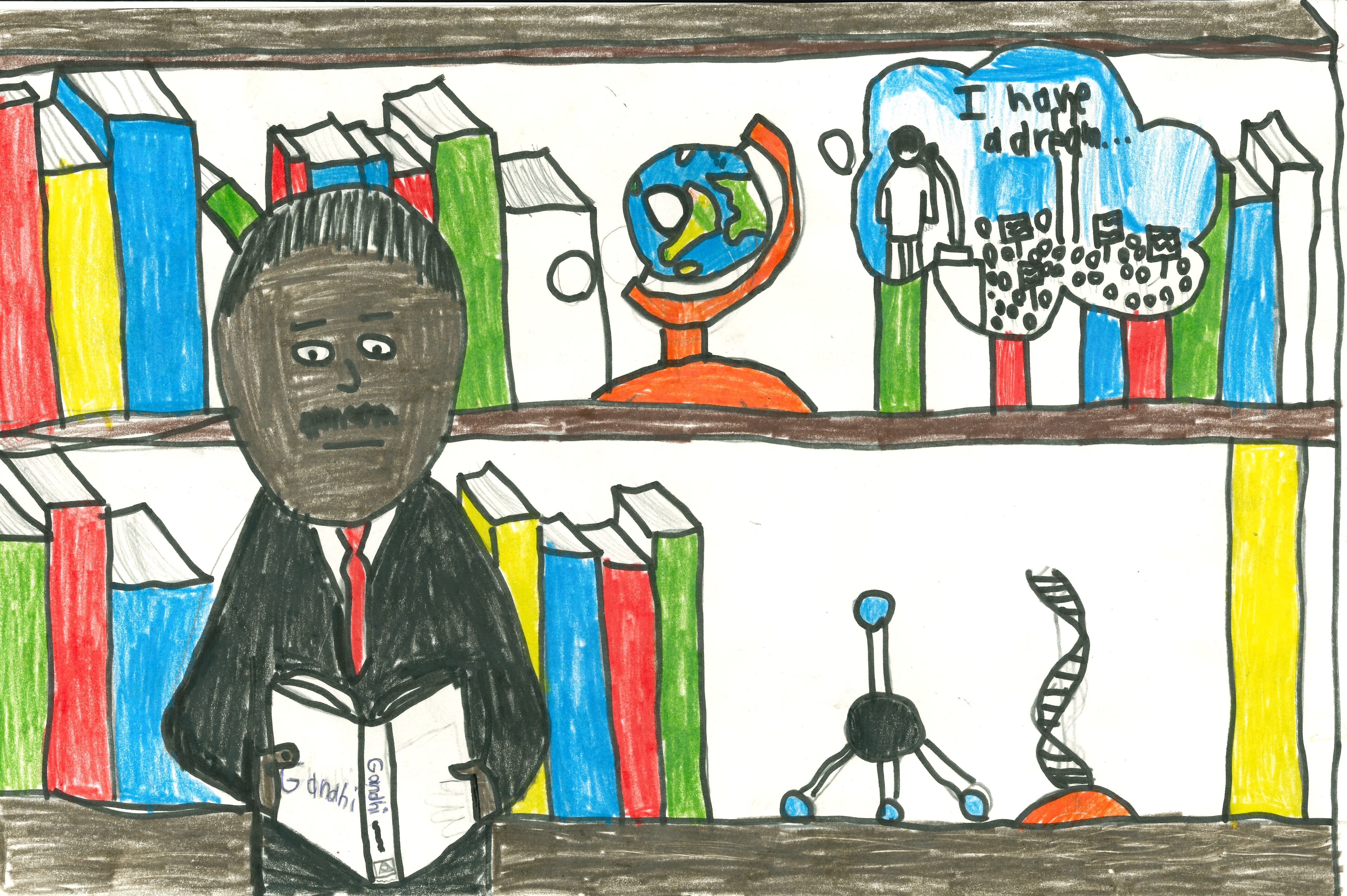 MLK contest poster winner 2023