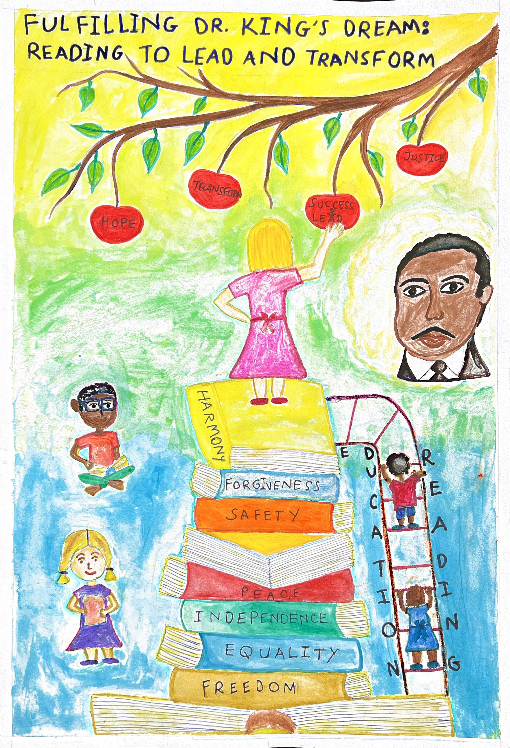 MLK contest poster winner 2022