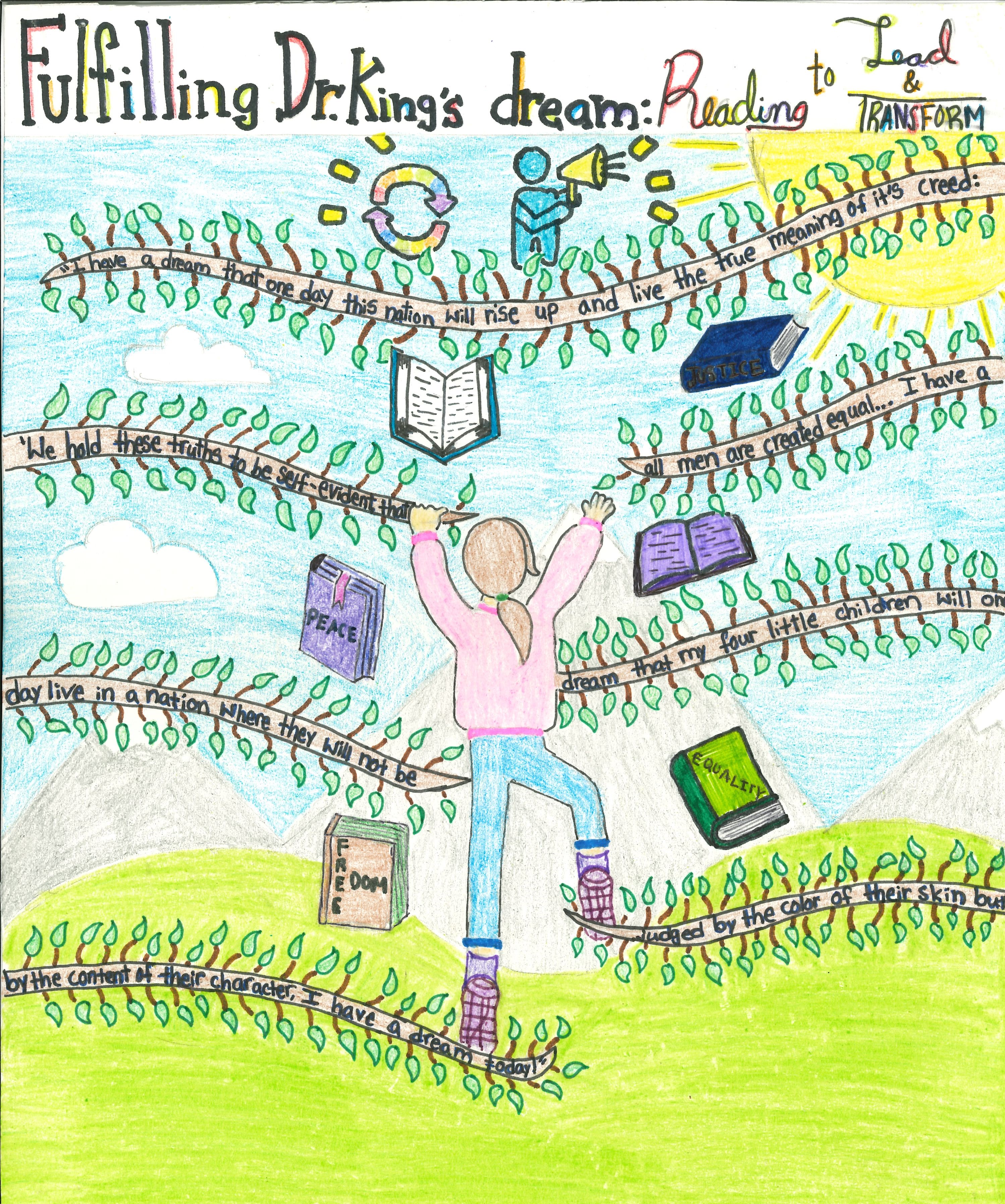 MLK contest poster winner 2023