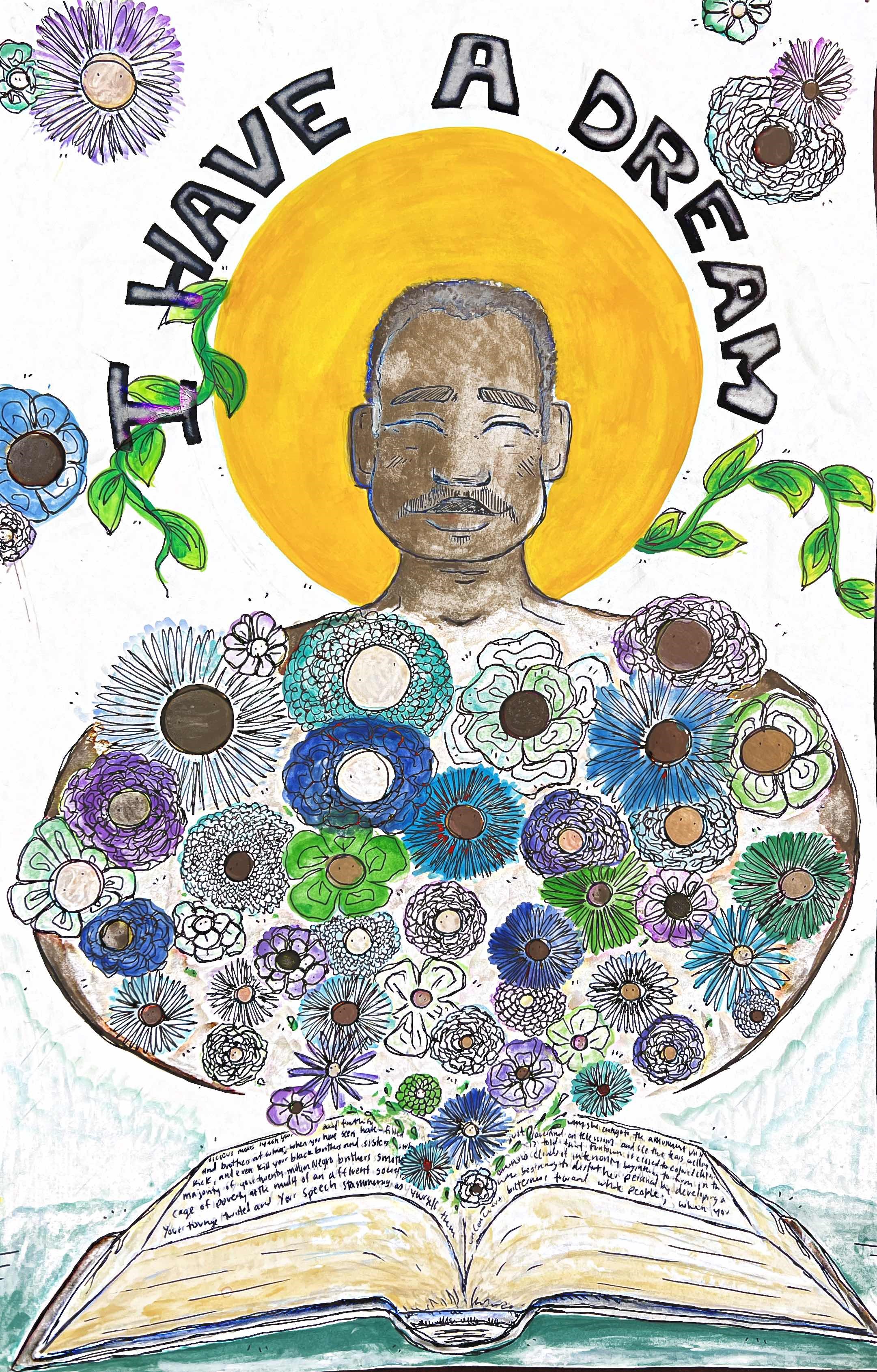 MLK contest poster winner 2022