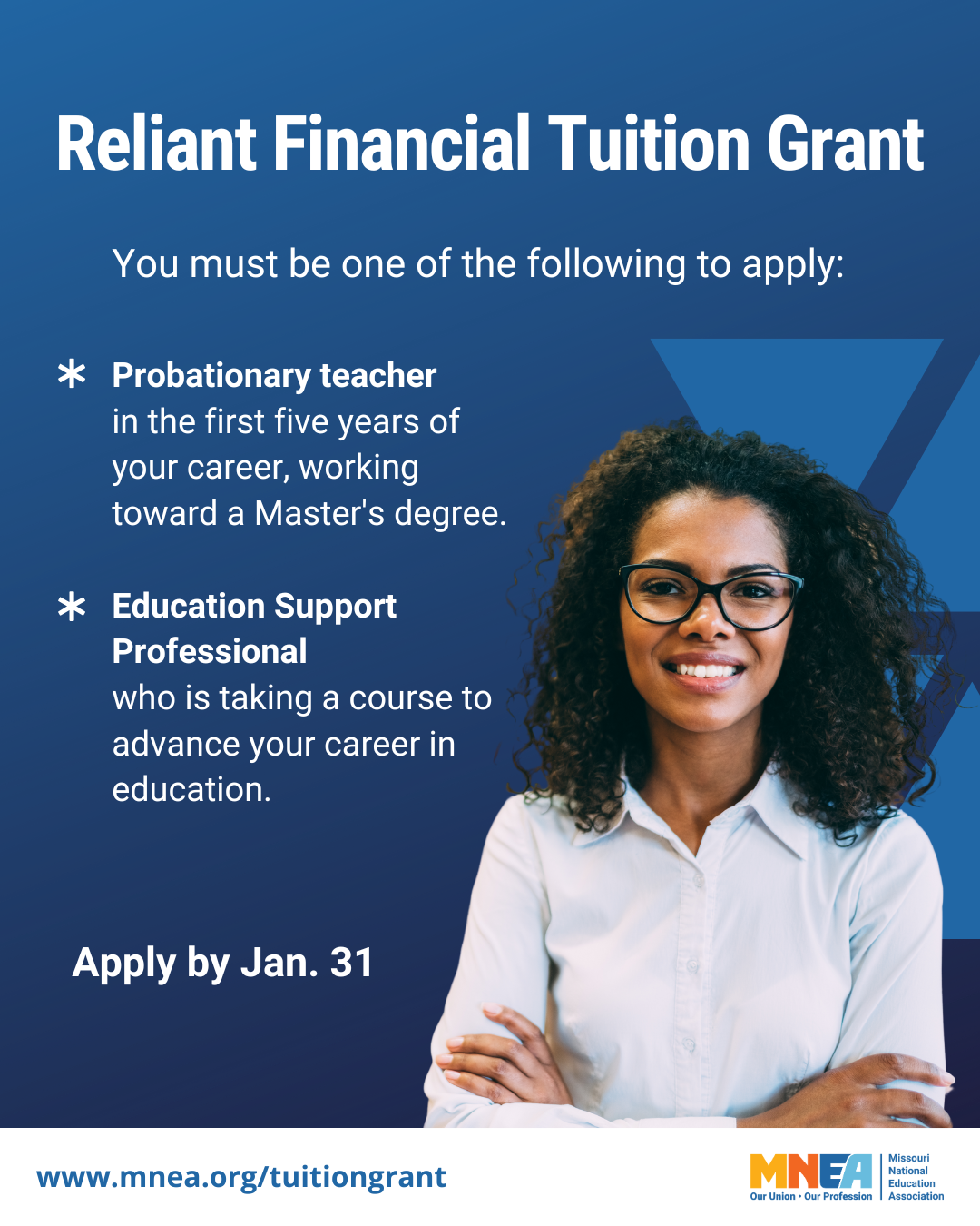 Reliant Financial Tuition Grant