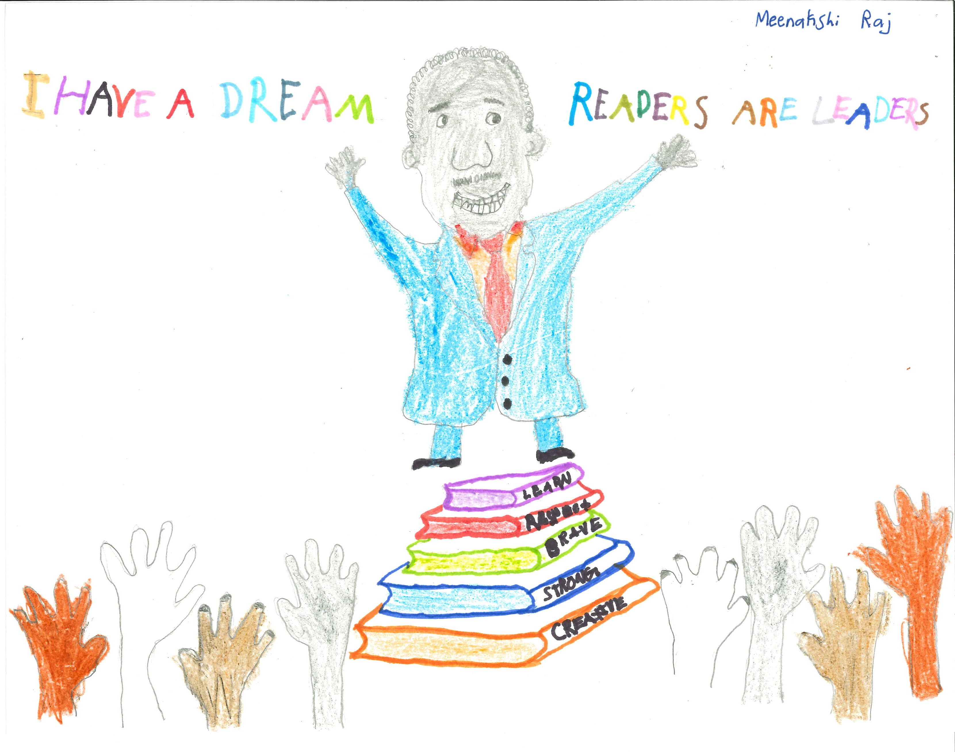 MLK contest poster winner 2022