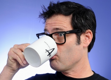 guy drinking coffee