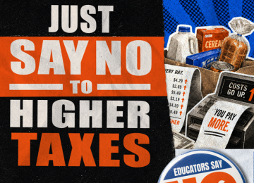 Just say no to higher taxes