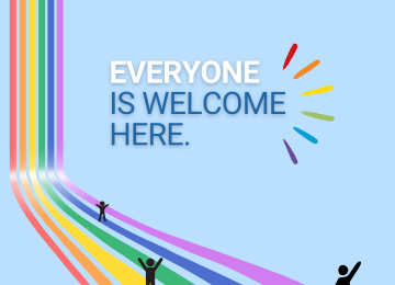 Everyone is welcome here.