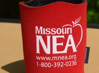 MNEA koozie